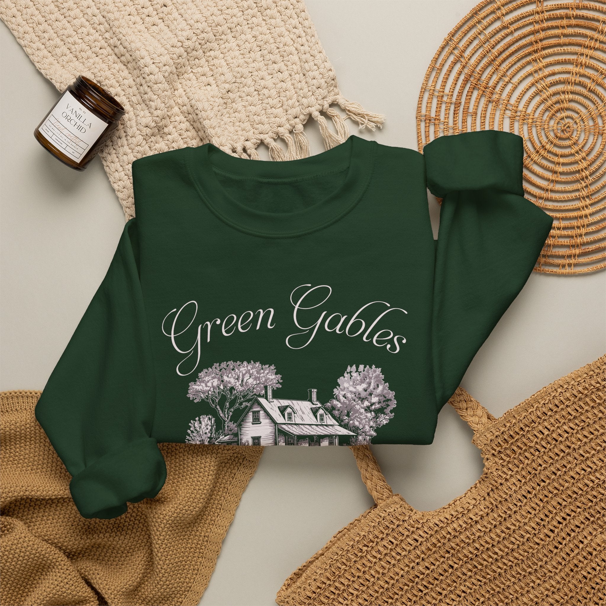 Vintage Green Gables Illustration Exclusive Sweatshirt