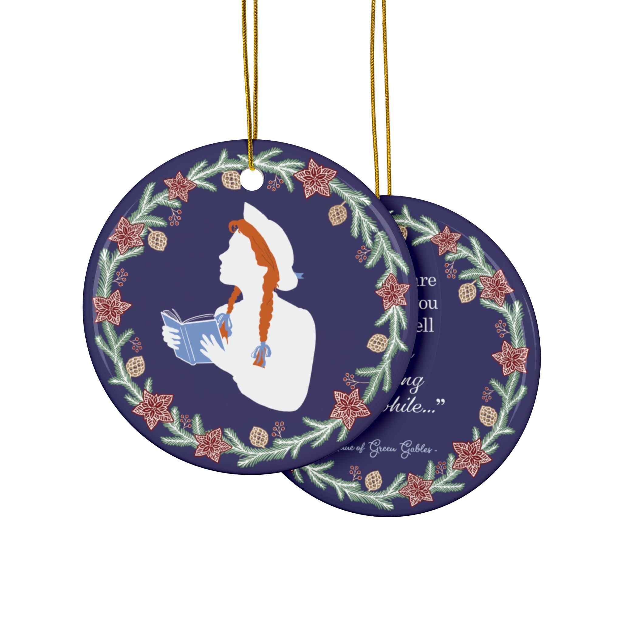 "Imagine Something Worthwhile" Ceramic Ornament