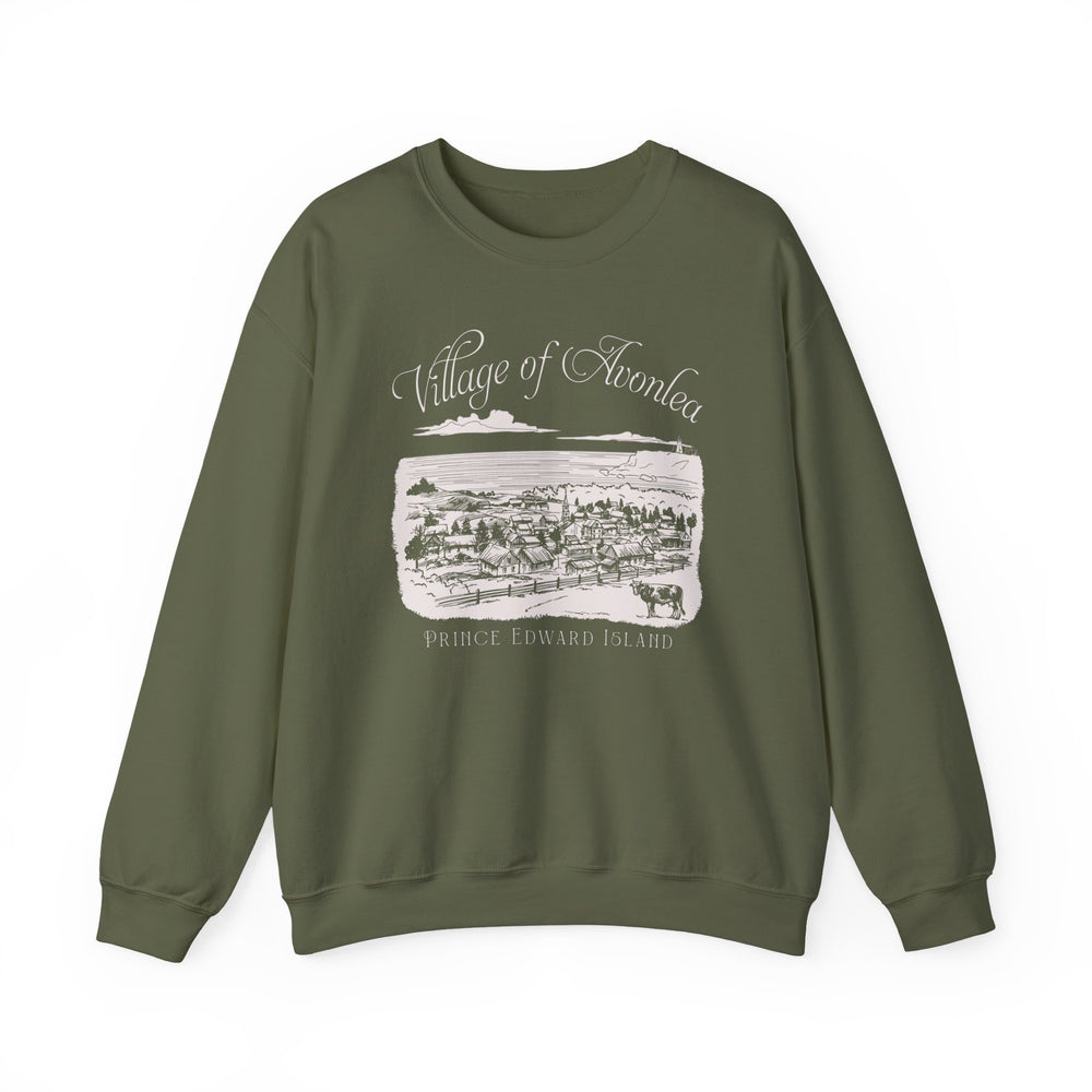 Vintage Village of Avonlea Illustration Sweatshirt