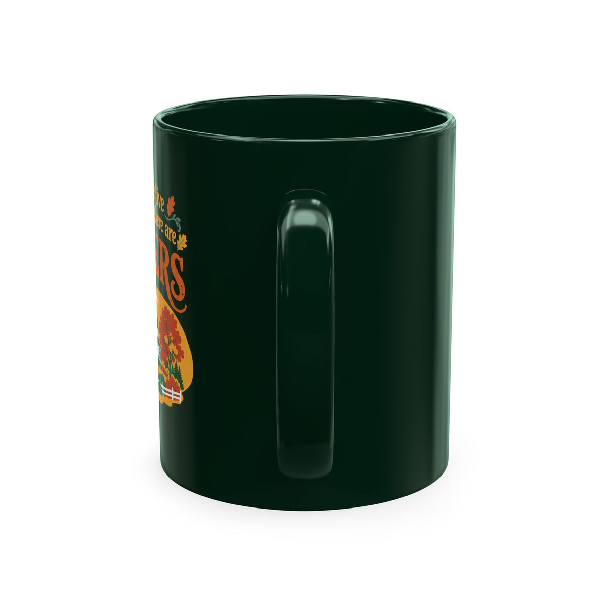 Vintage October Green Gables Ceramic Mug