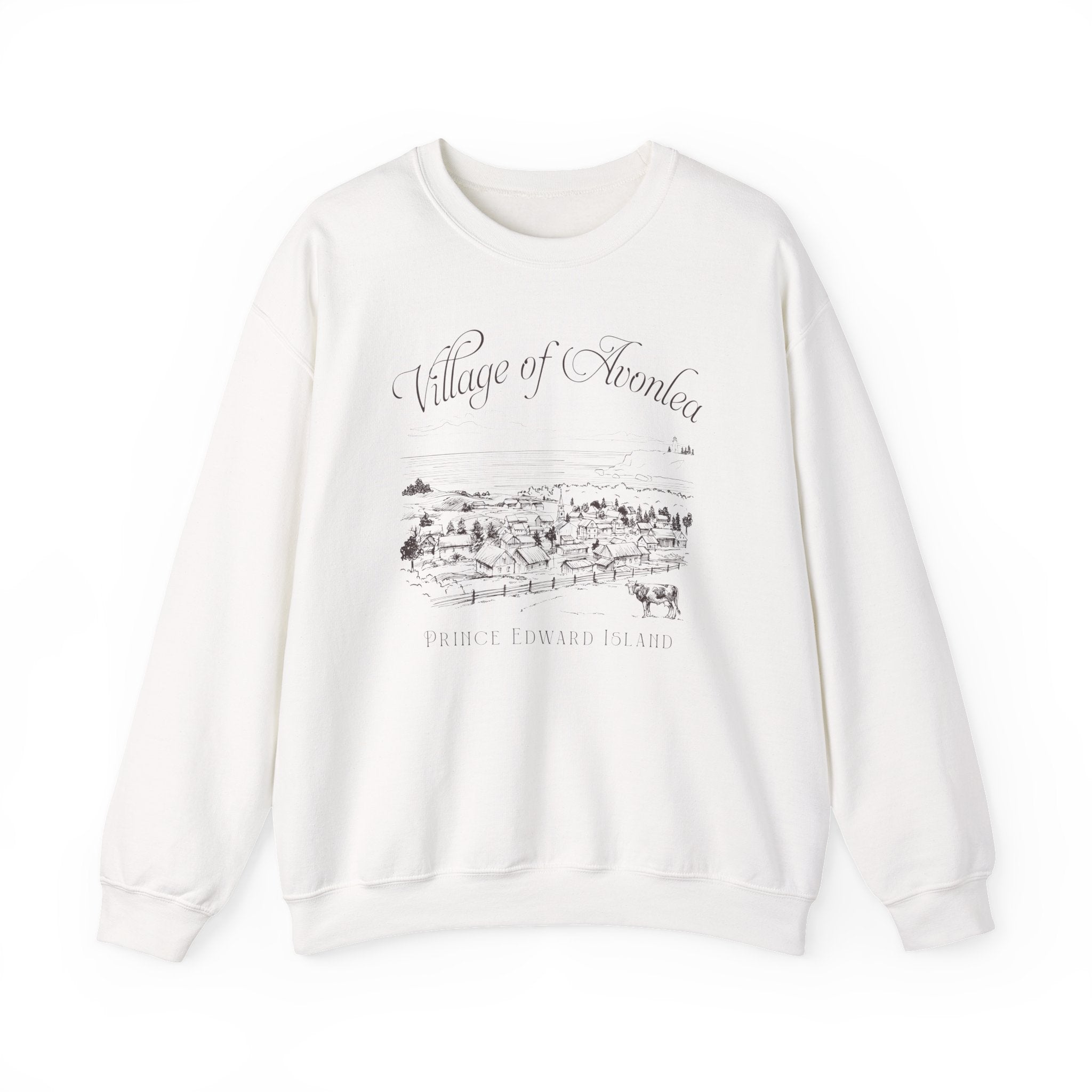 Vintage Village of Avonlea Illustration Sweatshirt