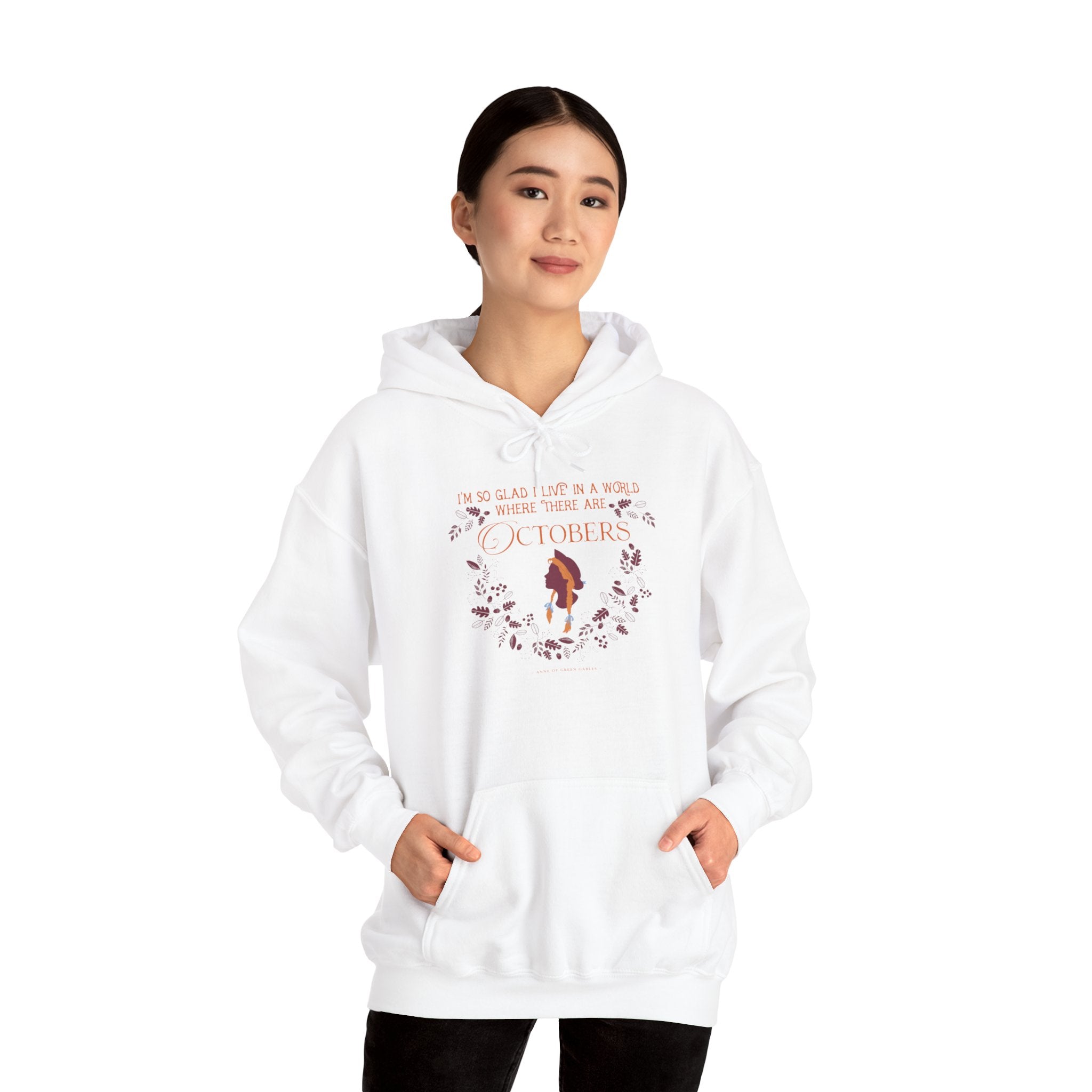 Anne Crest October Quote Hoodie