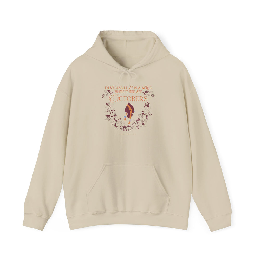 Anne Crest October Quote Hoodie