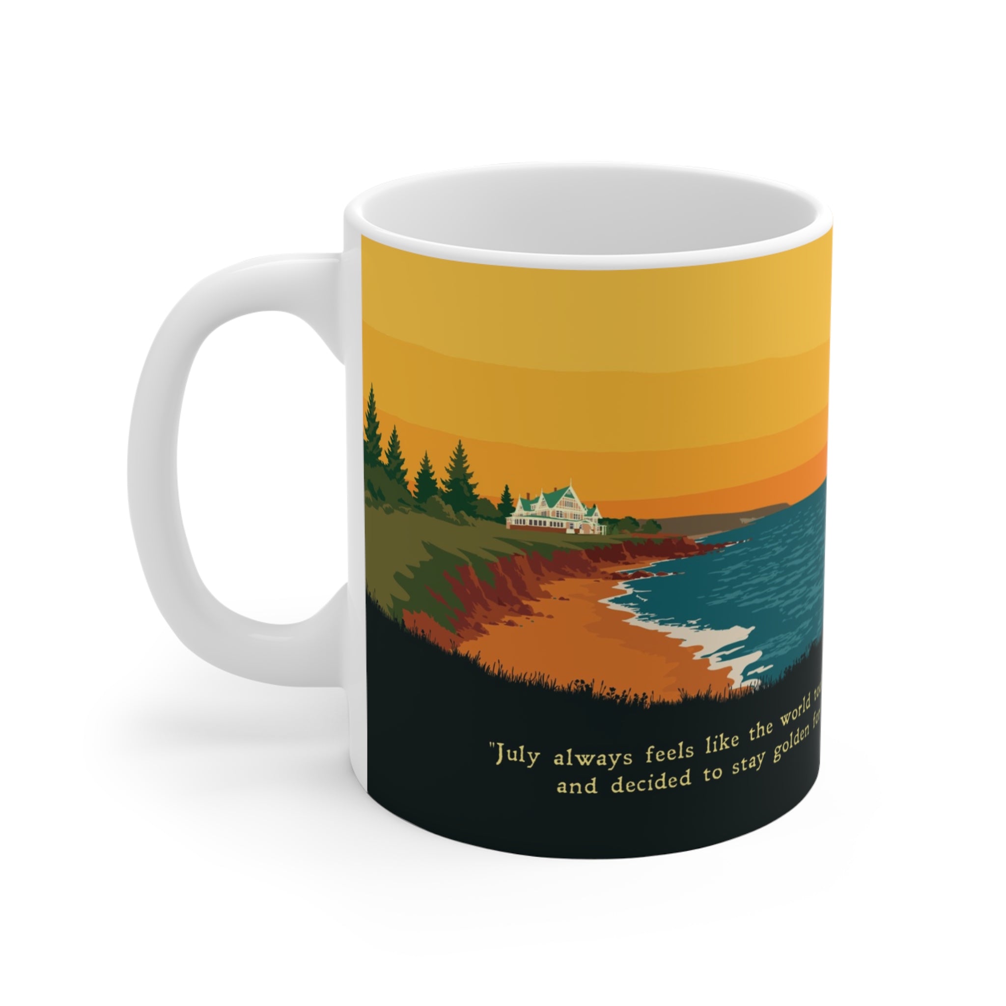 Anne & Diana Golden July Mug