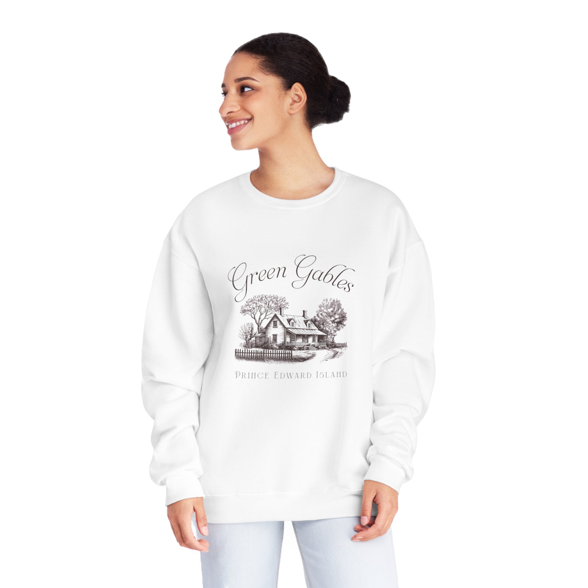 Vintage Green Gables Illustration Sweatshirt