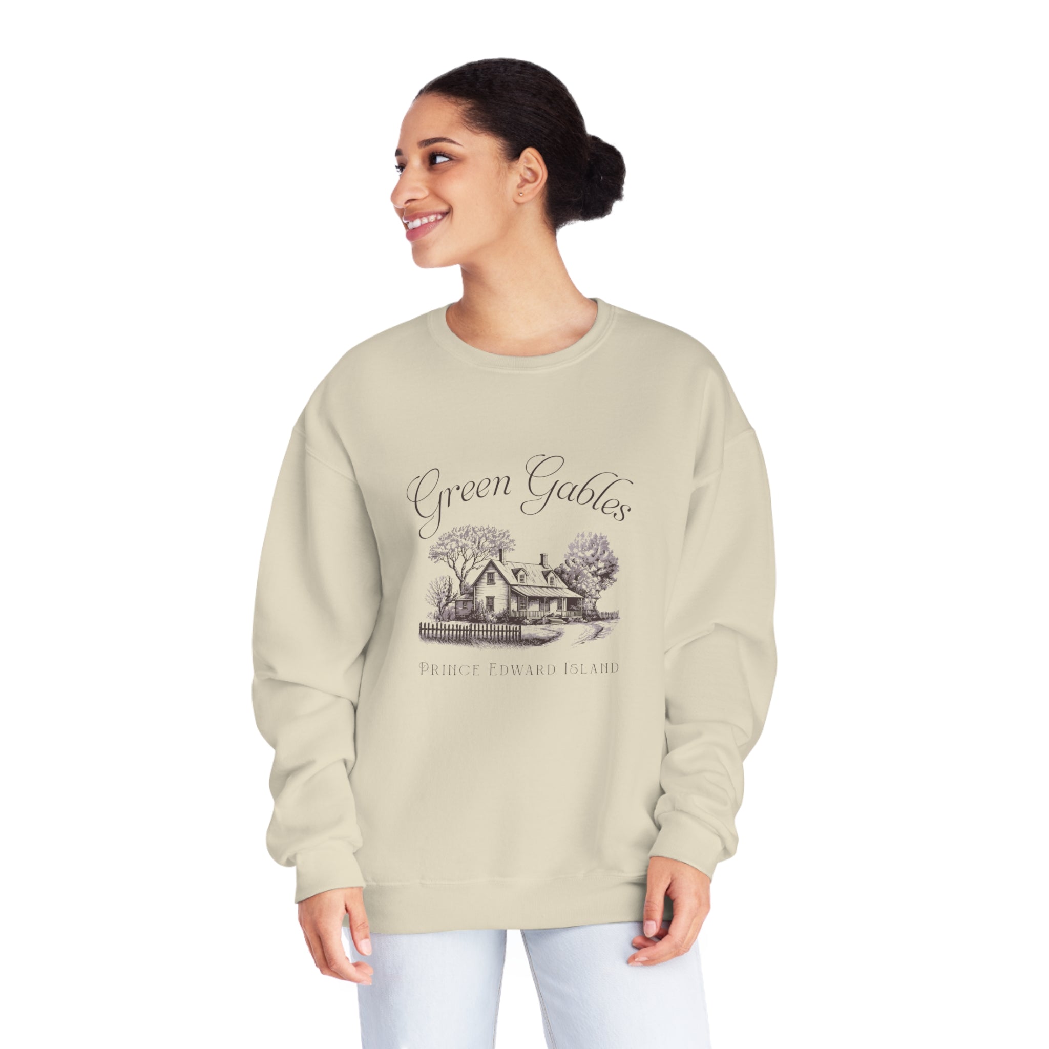 Vintage Green Gables Illustration Sweatshirt