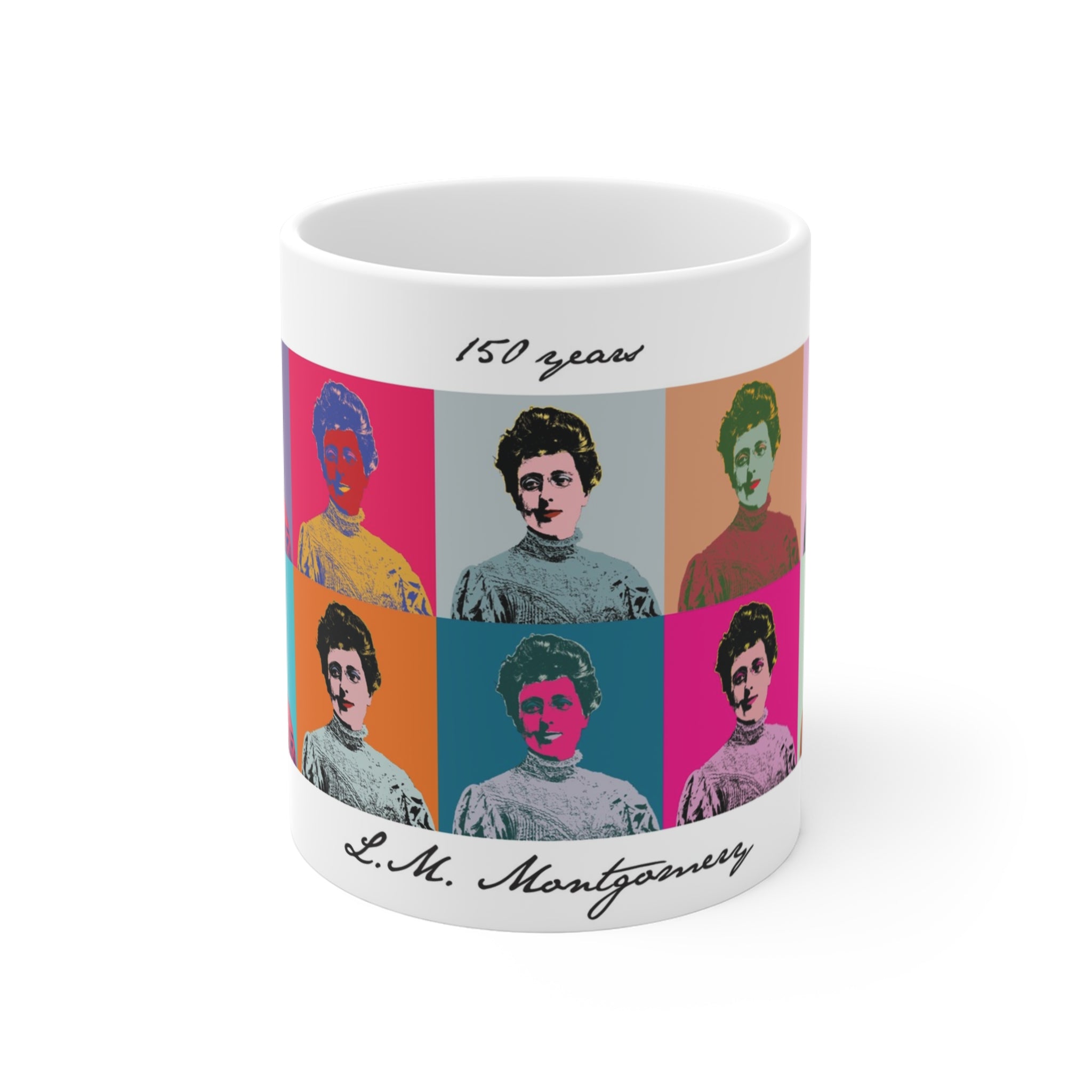 L.M. Montgomery 150 Years Pop Art Mug