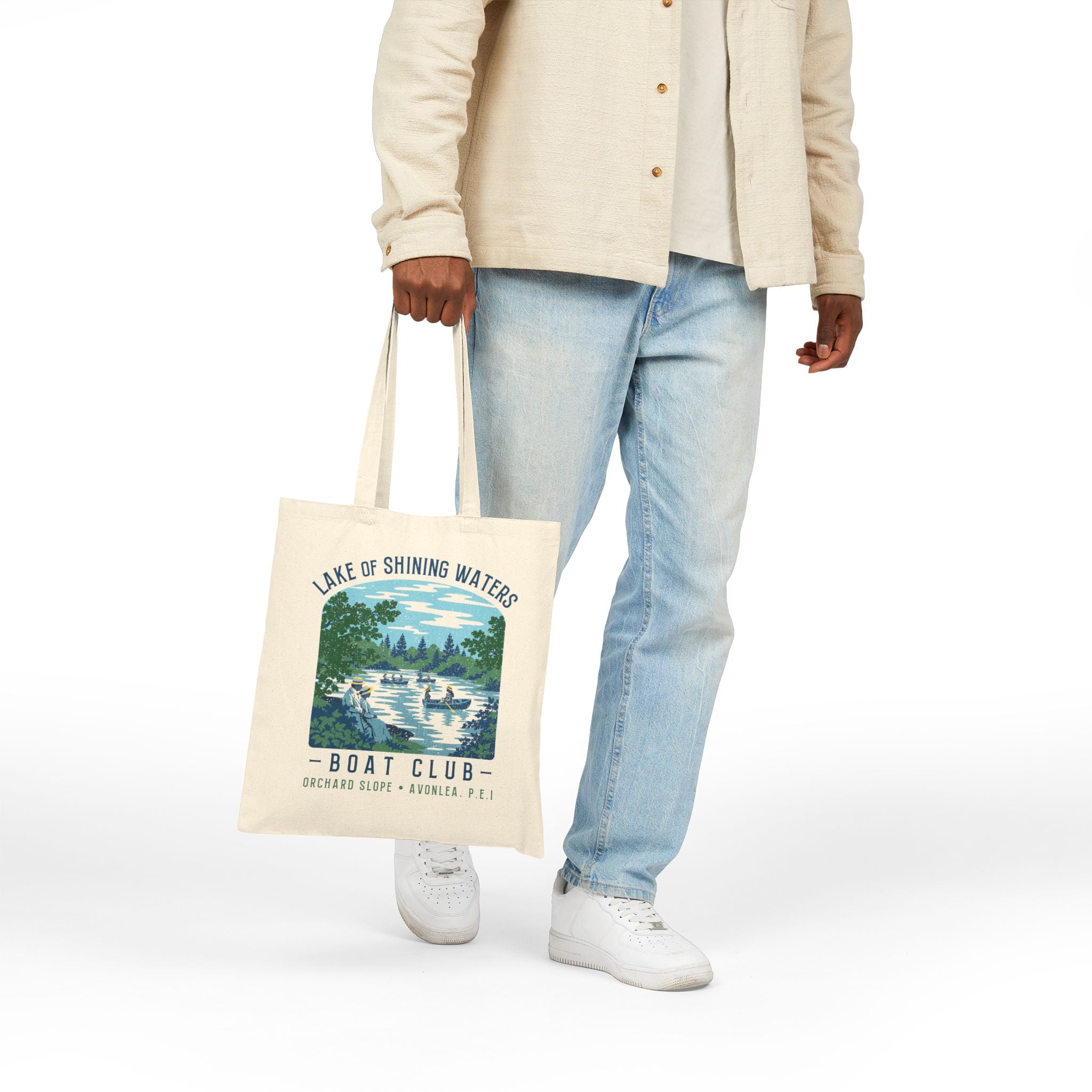 Lake of Shining Waters Boat Club Tote Bag