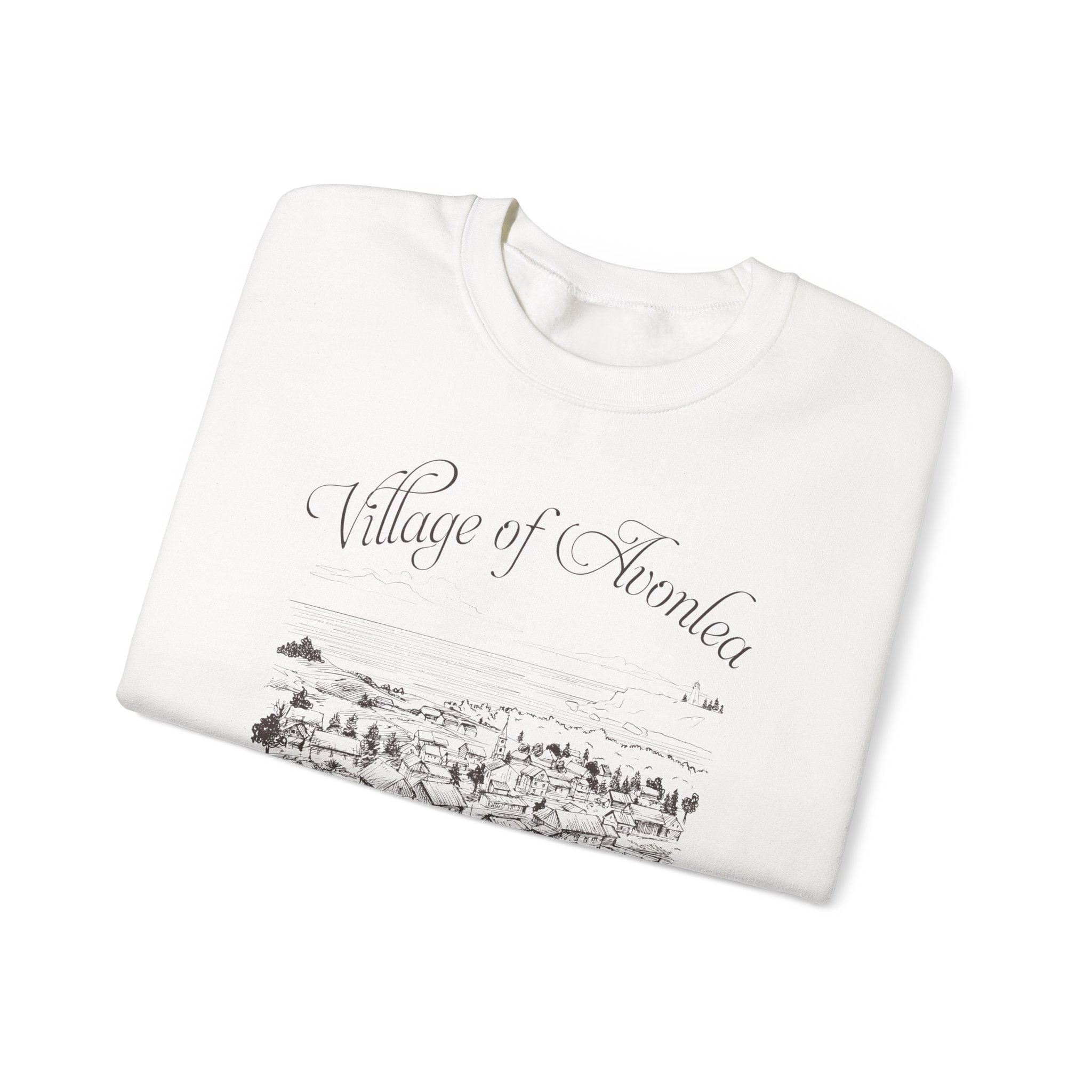 Vintage Village of Avonlea Illustration Sweatshirt