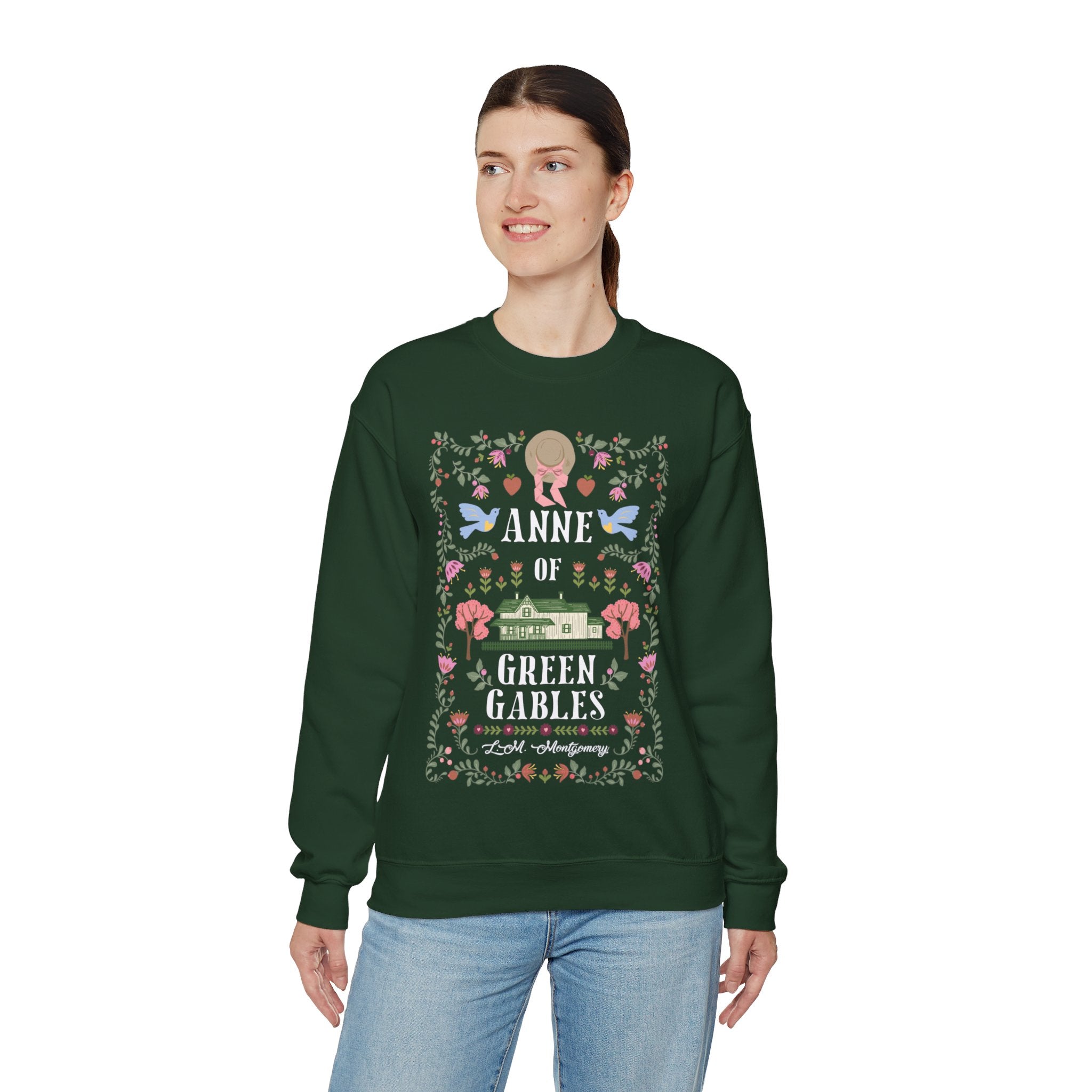 Vintage Anne Of Green Gables Pullover Sweater Sweatshirt