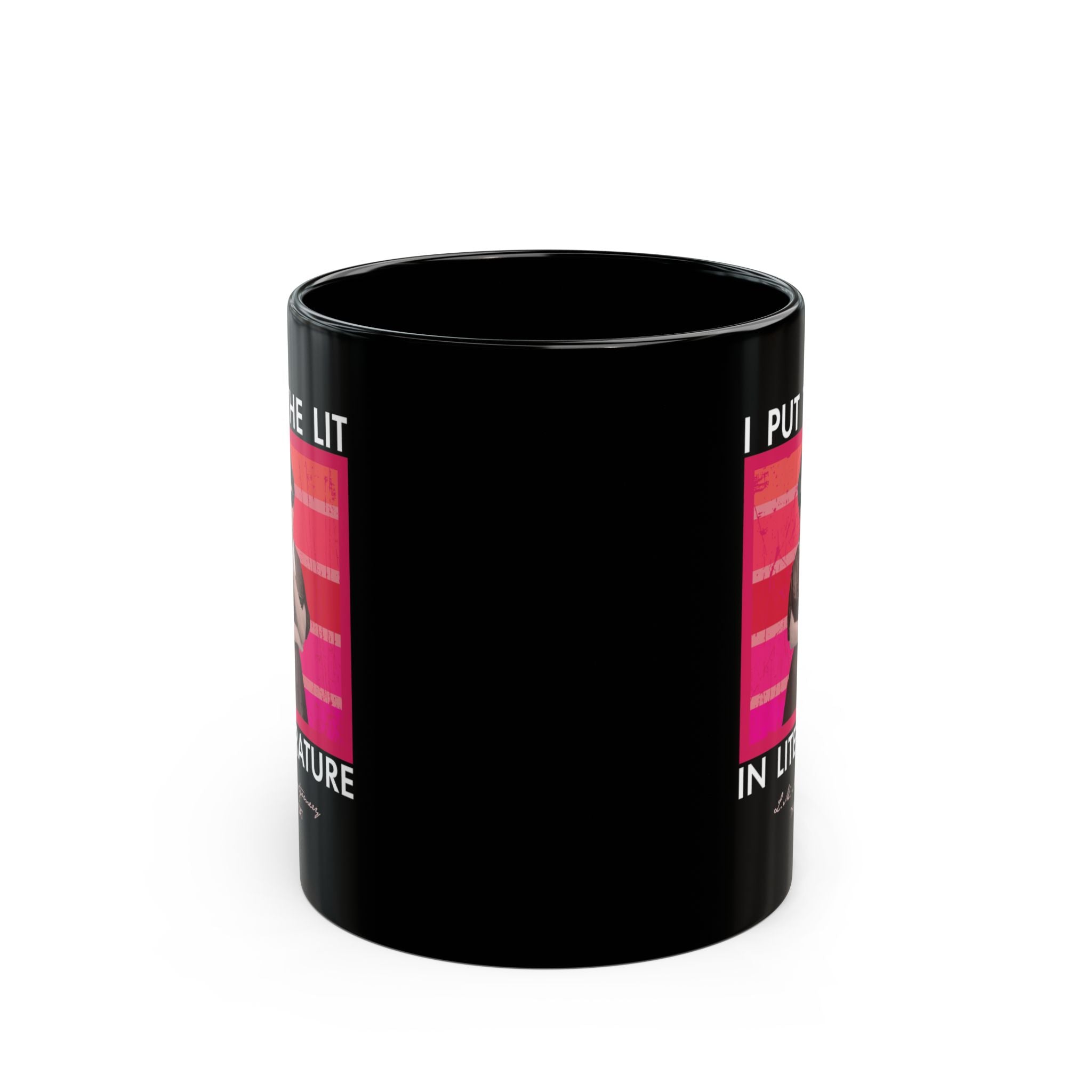 L. M. Montgomery Lit in Literature Black Mug