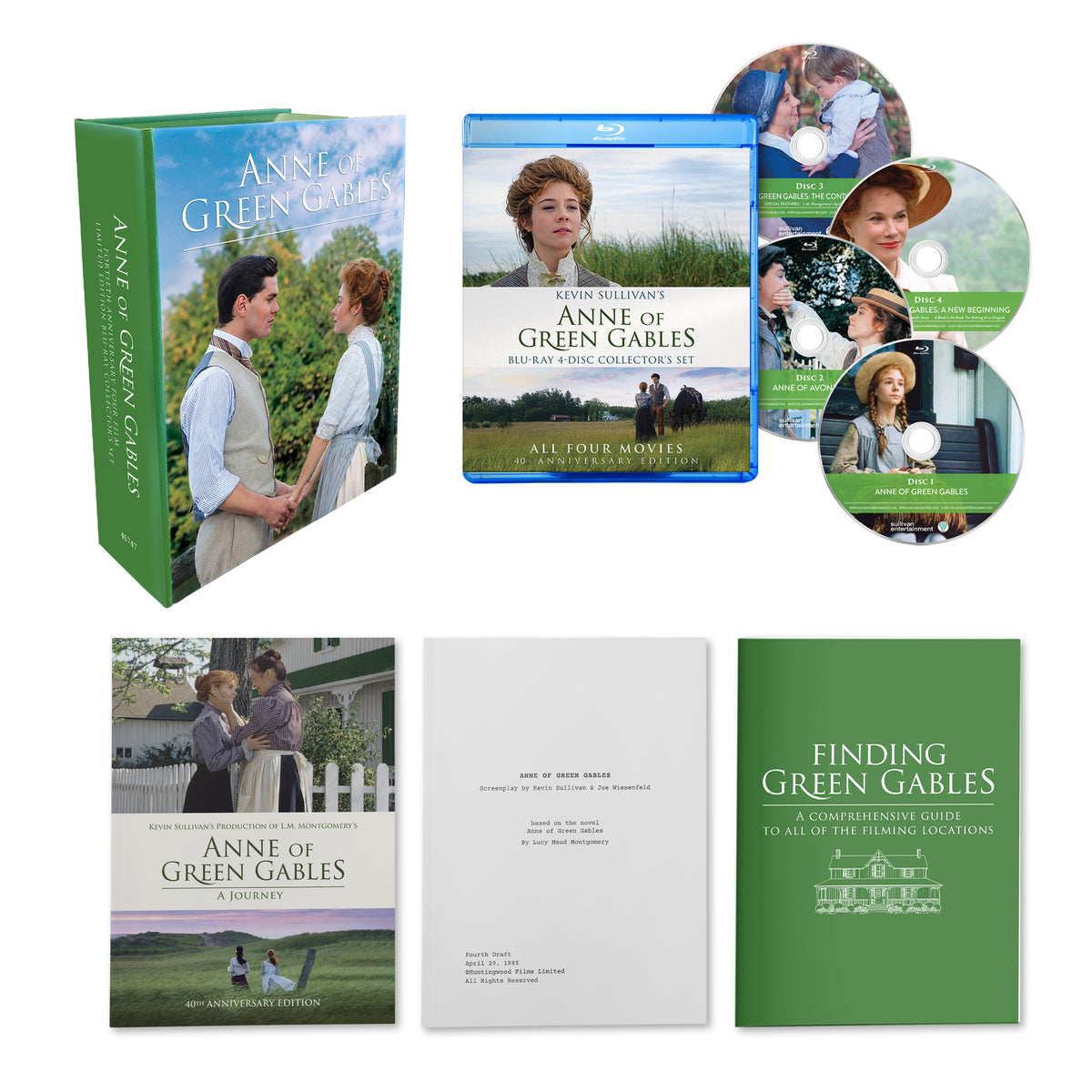 NEW Anne of Green Gables: 40th Anniversary Filmmakers Edition Blu-ray (Best Quality Restoration)