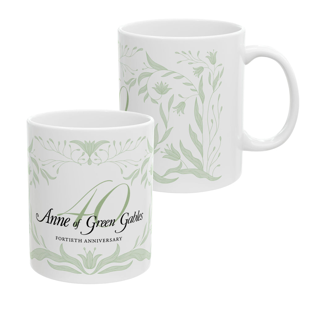 Anne of Green Gables 40th Anniversary White Mug