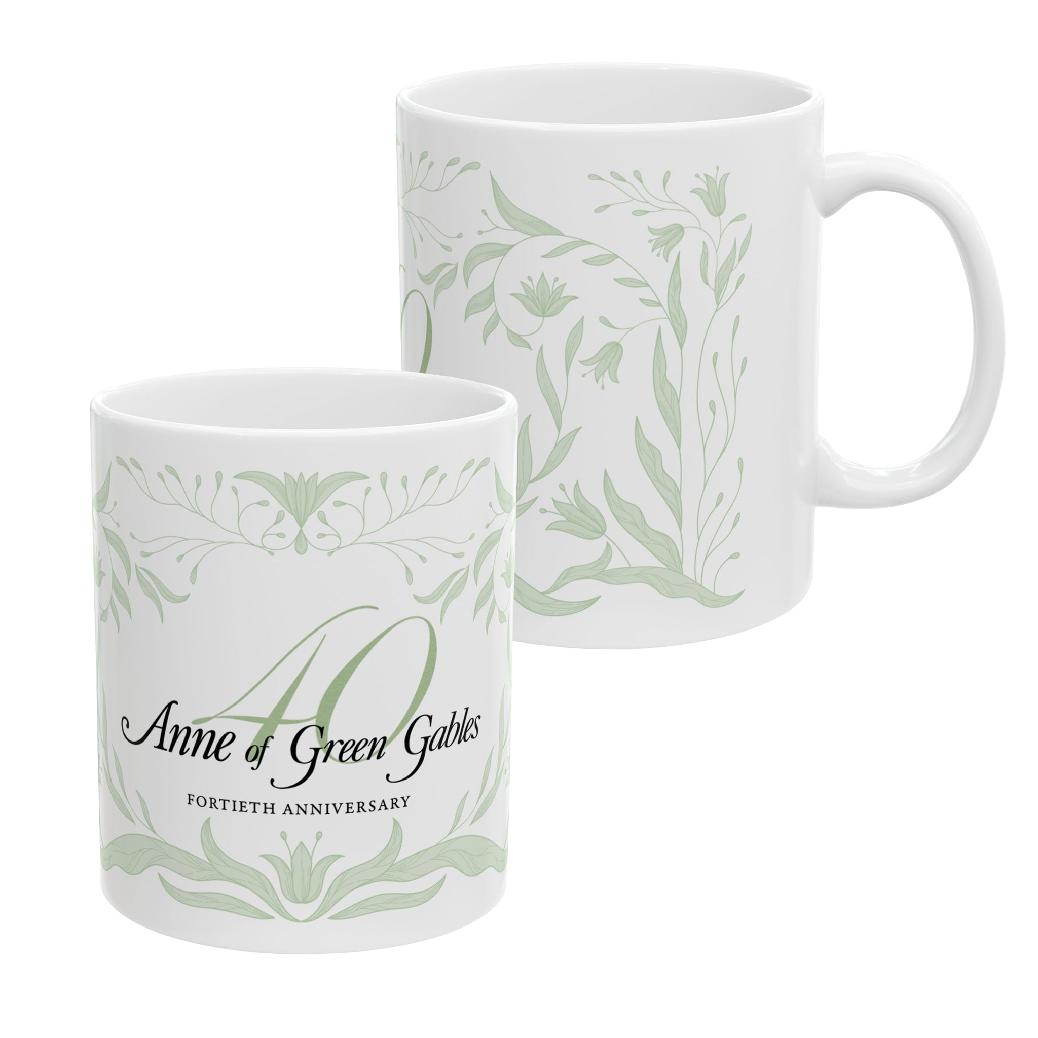 Anne of Green Gables 40th Anniversary White Mug