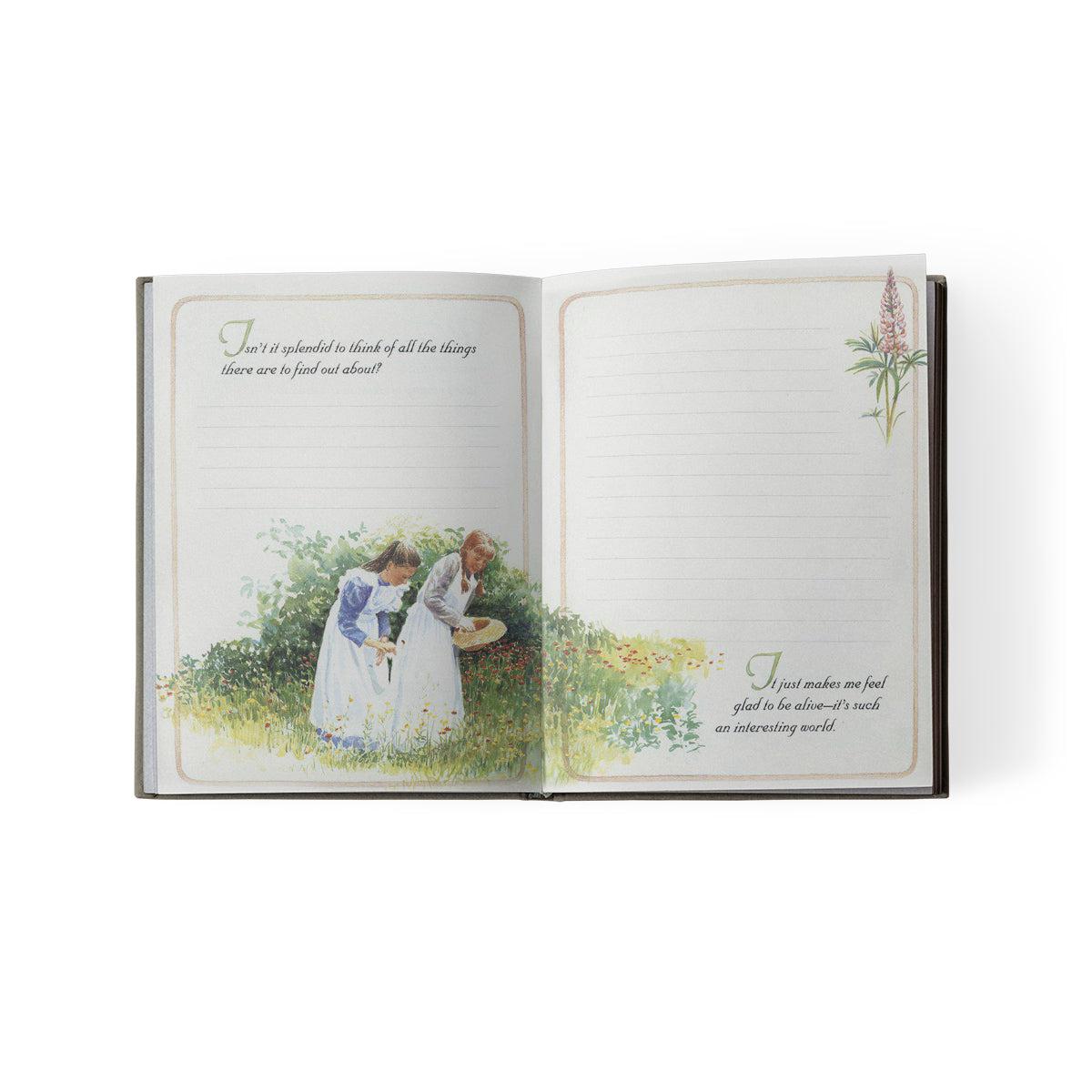 "Anne of Green Gables Journal" Hardcover Journal Illustrated by Donna Green