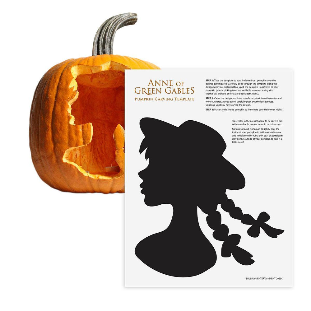 Anne of Green Gables Pumpkin Pattern
