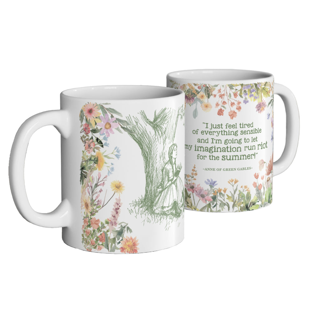 Anne of Green Gables Summer Quote Floral Mug