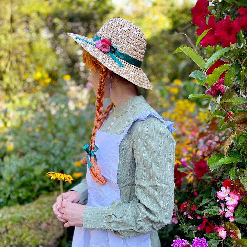 Anne of Green Gables Hat with Braids