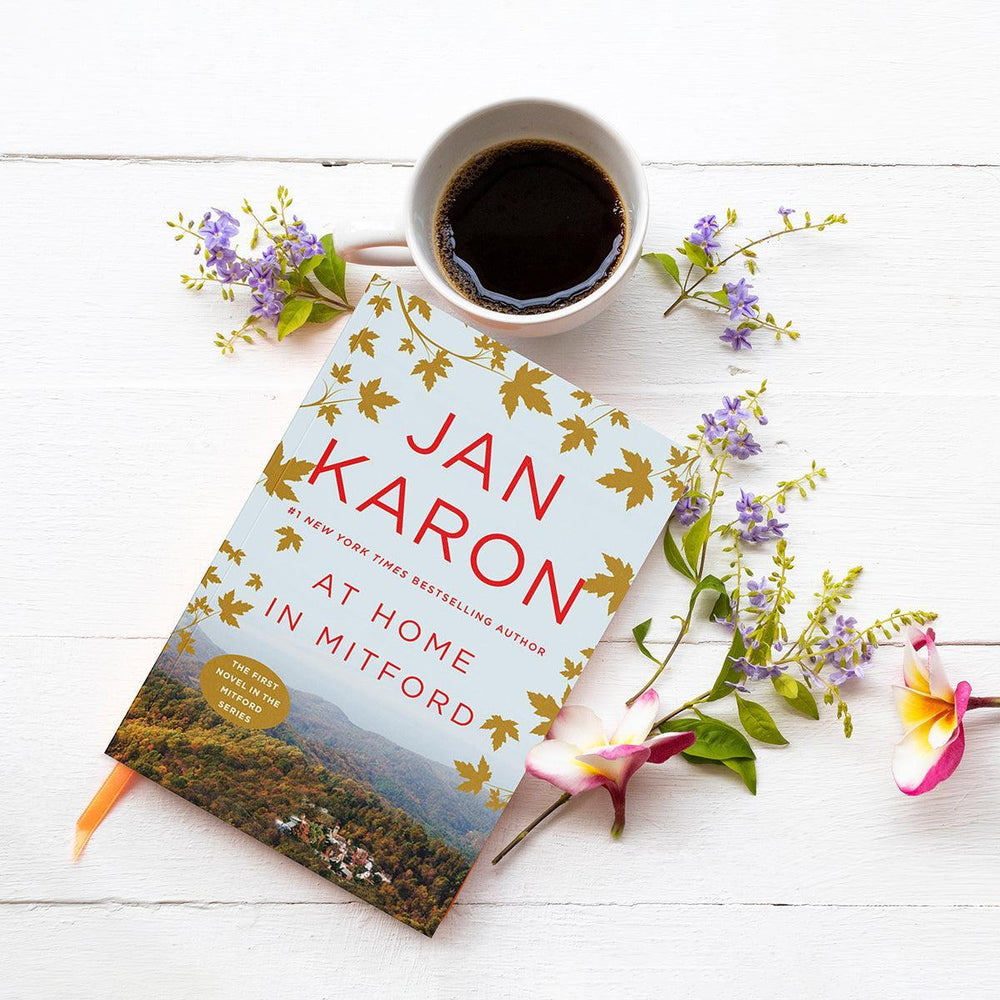 "At Home in Mitford" by Jan Karon - Paperback Novel