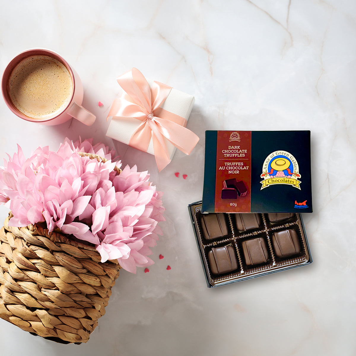 Anne of Green Gables Chocolates- 6 Piece Dark Chocolate Truffles