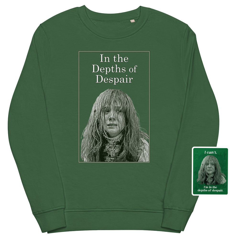 Depths of Despair Sweatshirt & Sticker