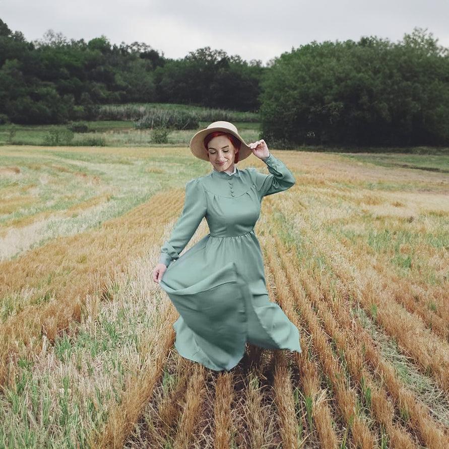 Anne of Green Gables Edwardian Dress Costume (Adult Sizing)