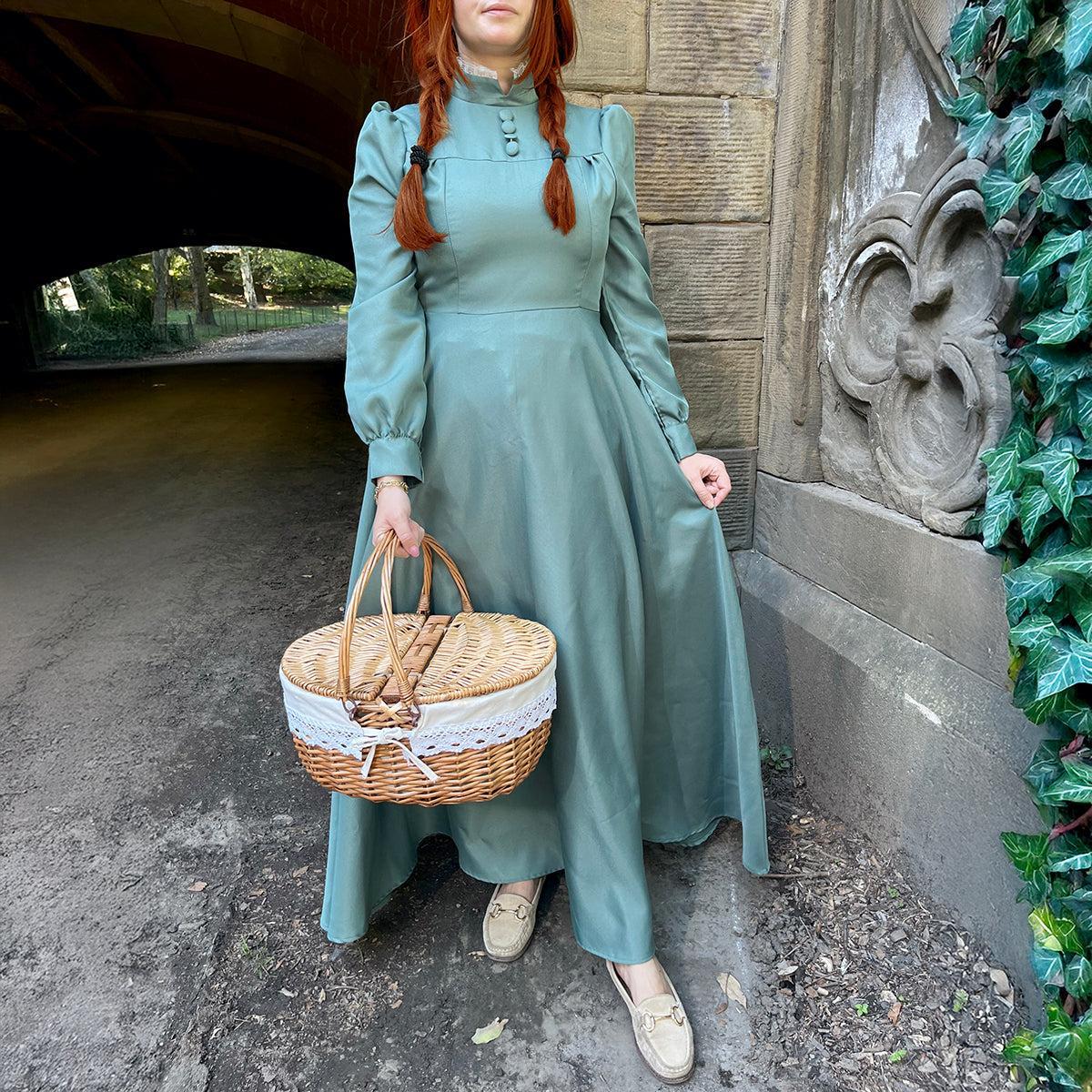 Anne of Green Gables Edwardian Dress Costume (Adult Sizing)