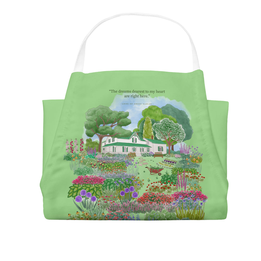 Green Gables Blooming Garden Apron - Green