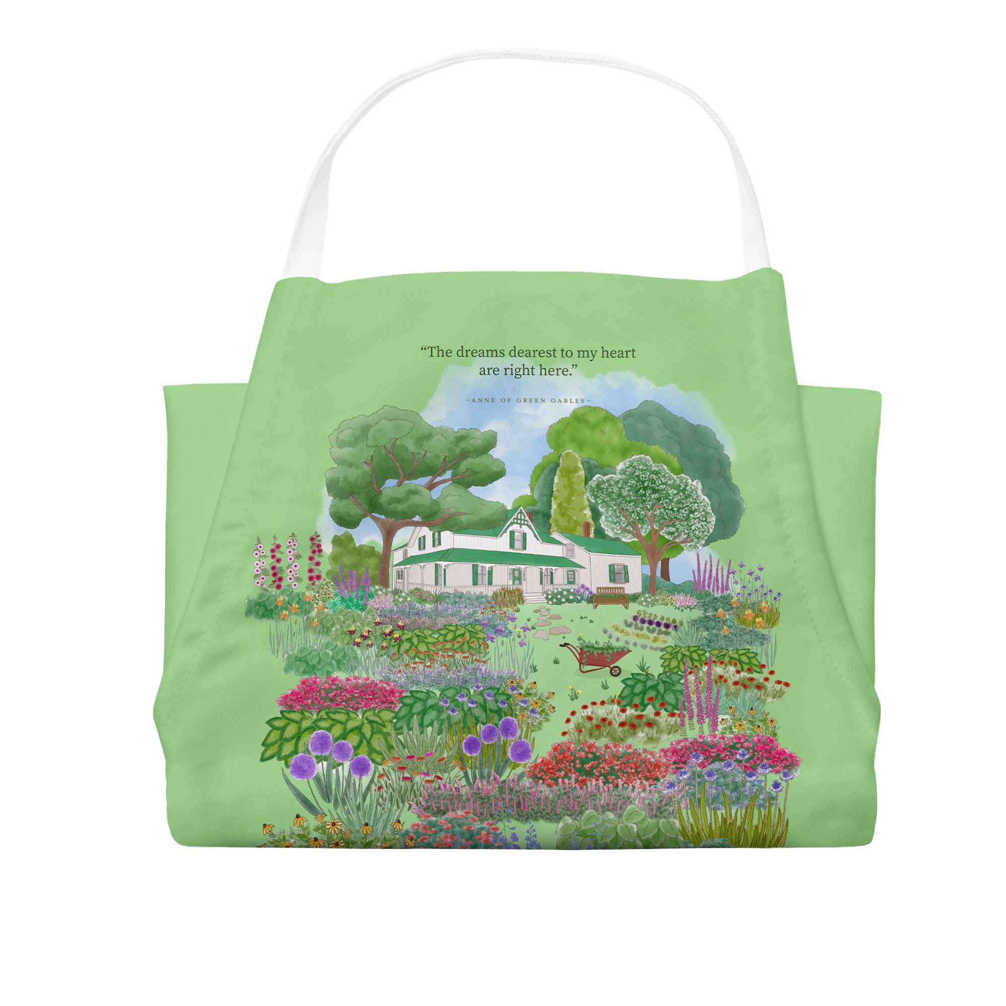 Green Gables Blooming Garden Apron - Green