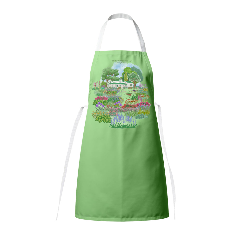 Green Gables Blooming Garden Apron - Green
