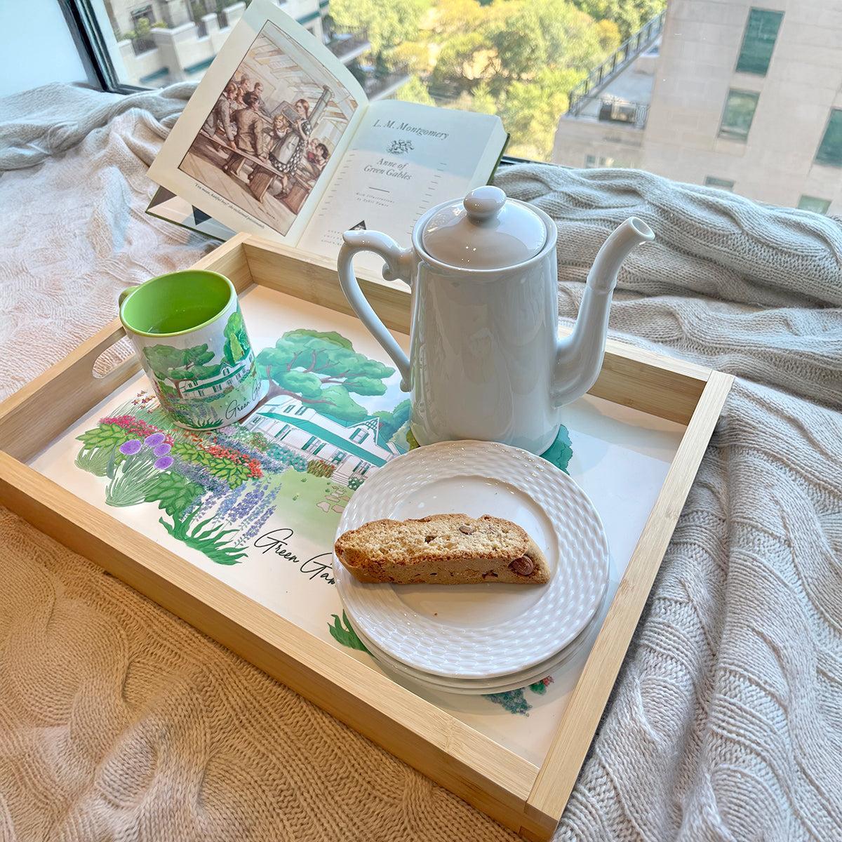 Green Gables Garden Serving Tray