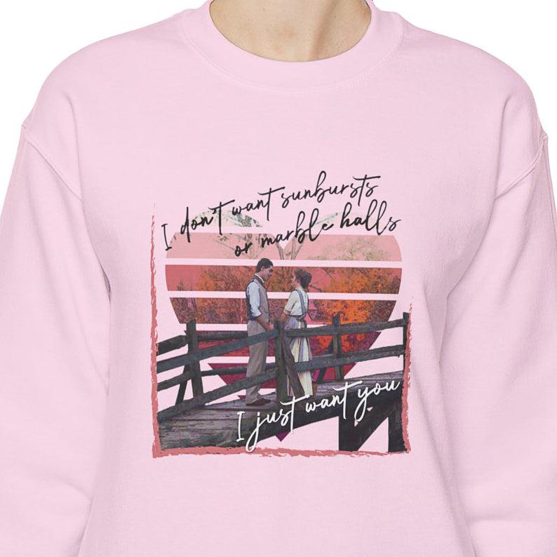 "I Just Want You!" Graphic Sweatshirt
