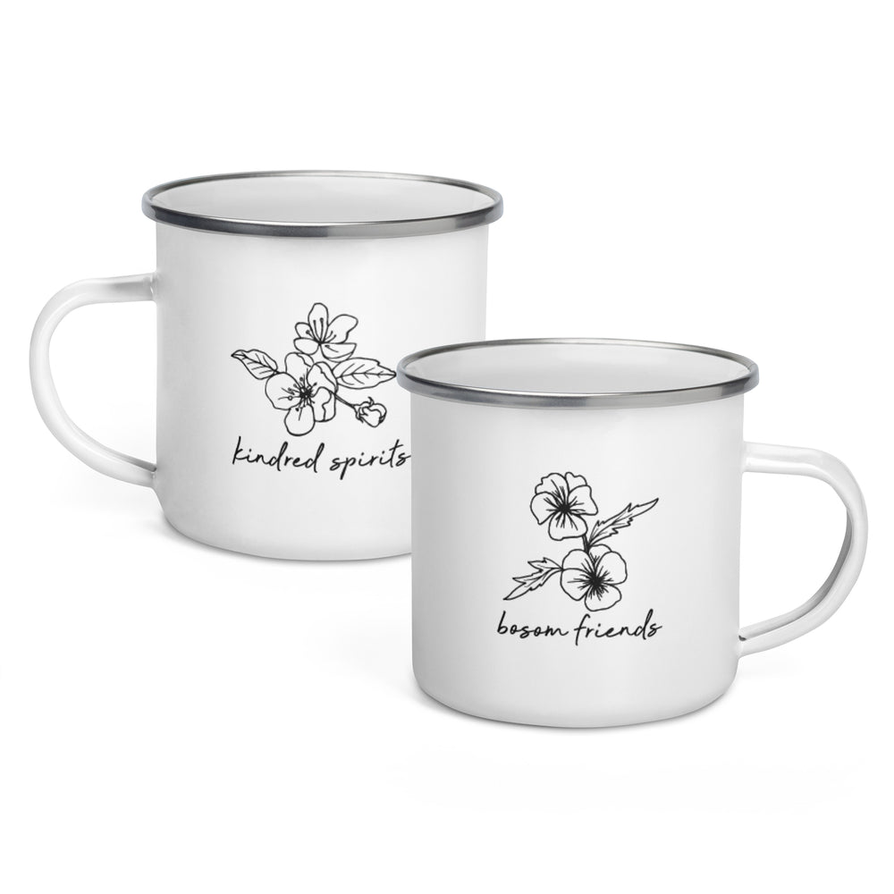 Kindred Spirits/Bosom Friends Enamel Mug