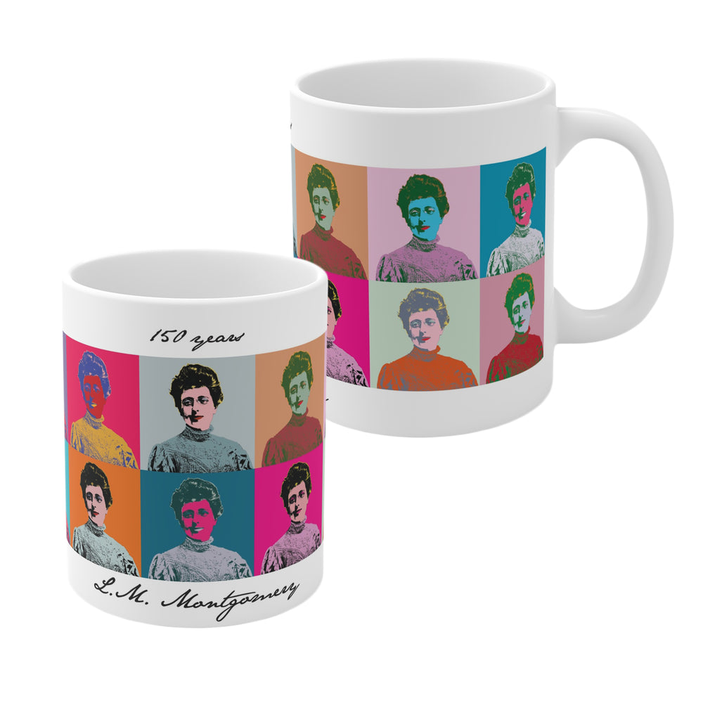 L.M. Montgomery 150 Years Pop Art Mug