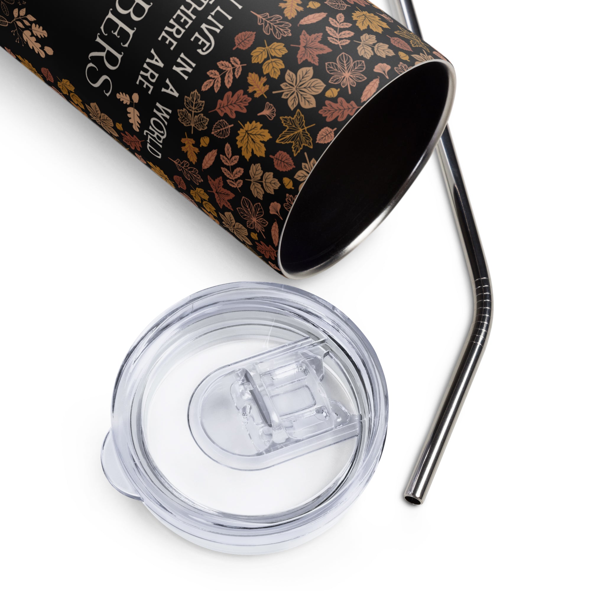 Anne Crest October Quote 20 oz Tumbler