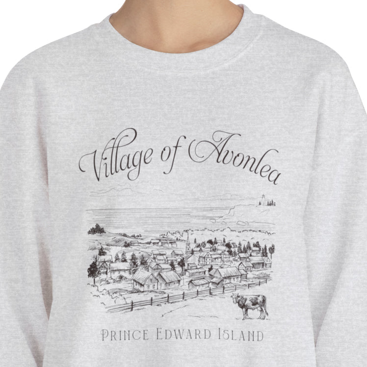 Vintage Village of Avonlea Illustration Sweatshirt