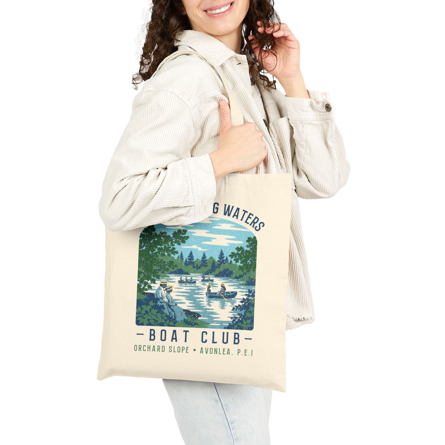 Lake of Shining Waters Boat Club Tote Bag