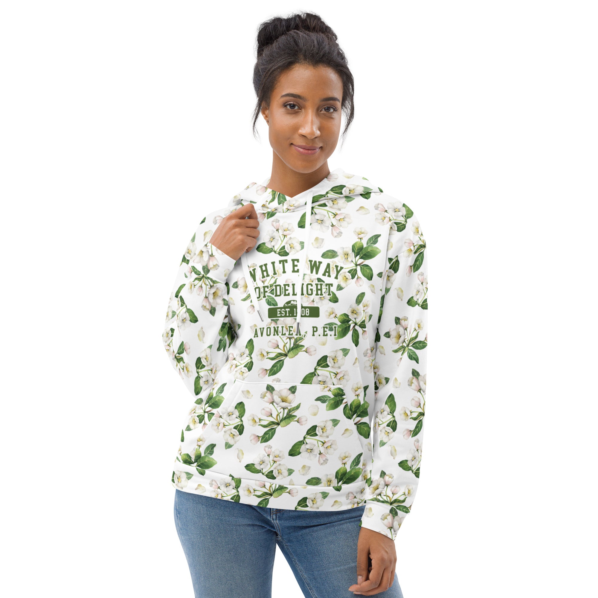 White Way of Delight Apple Blossom Hoodie