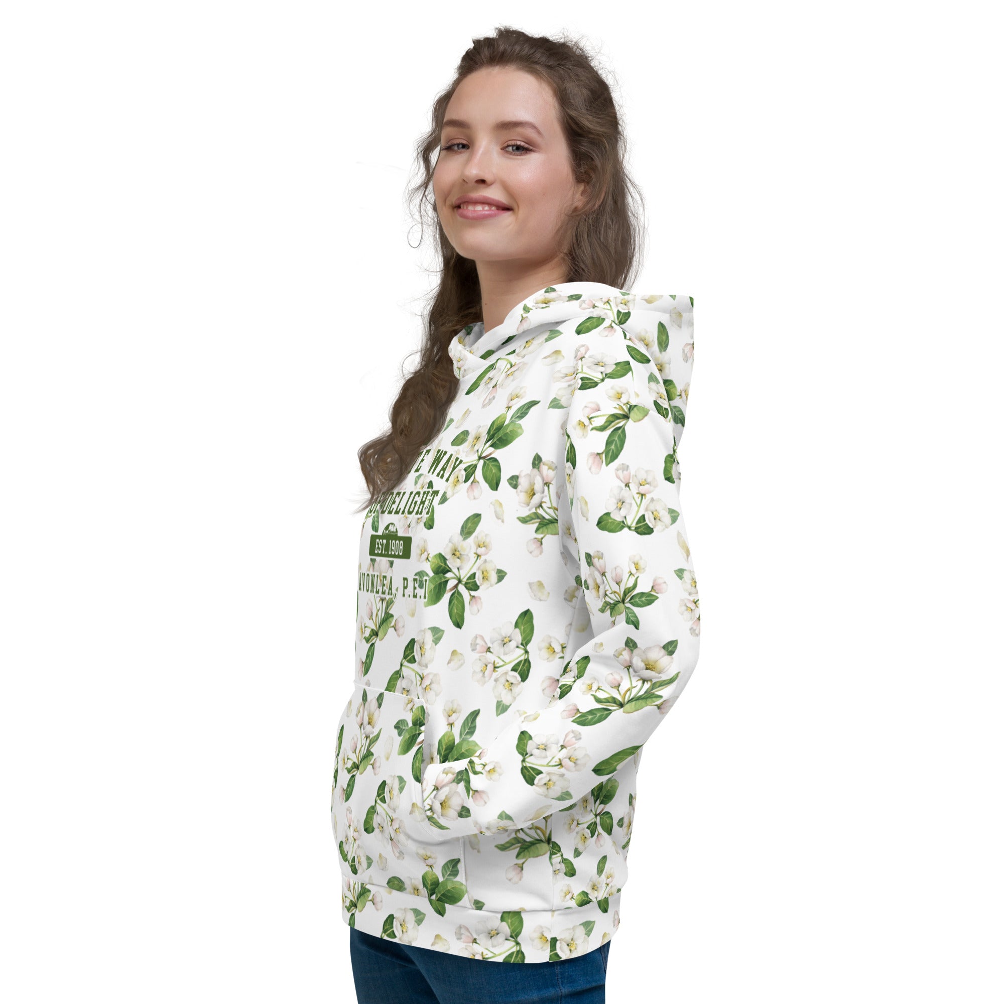 White Way of Delight Apple Blossom Hoodie