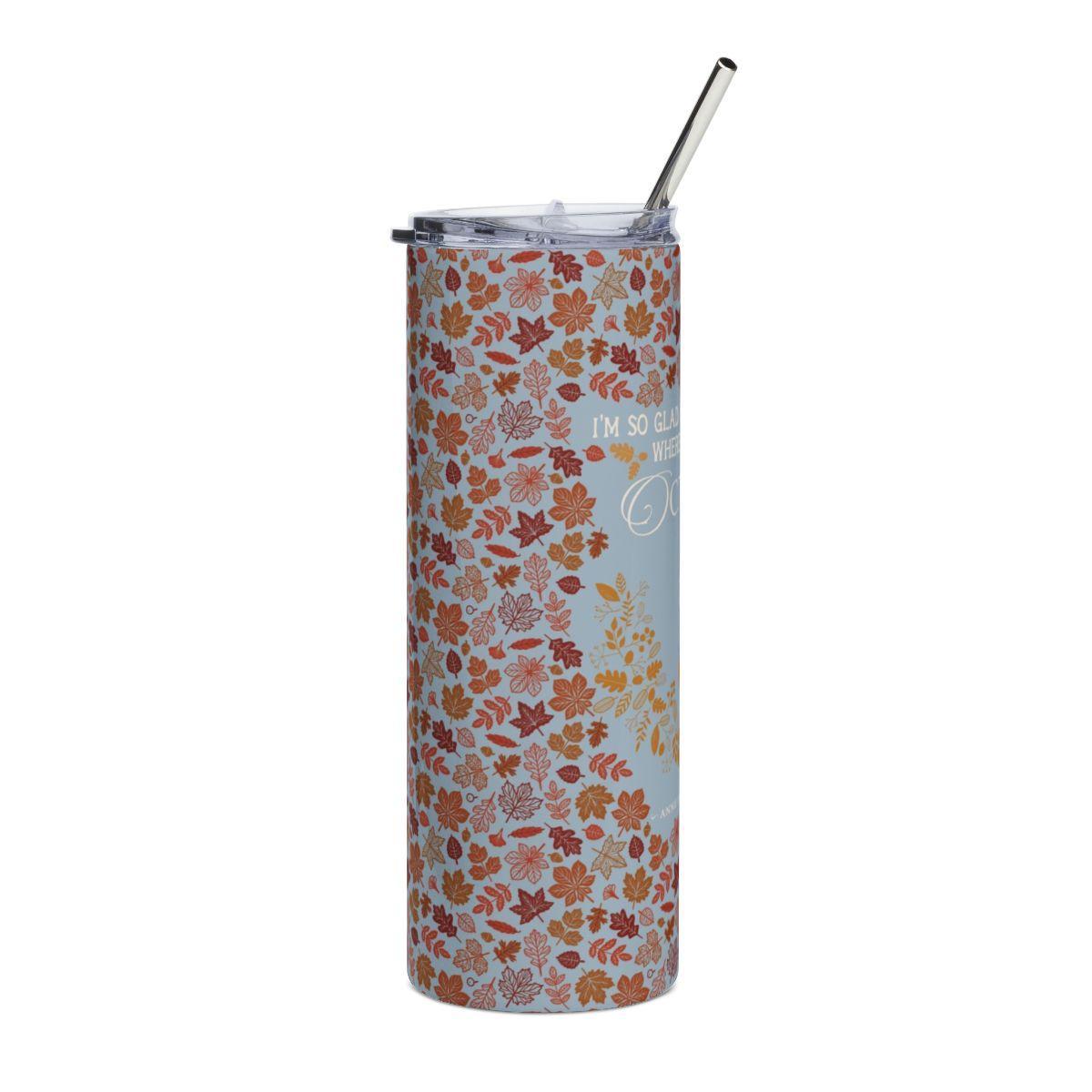 Anne Crest October Quote 20 oz Tumbler
