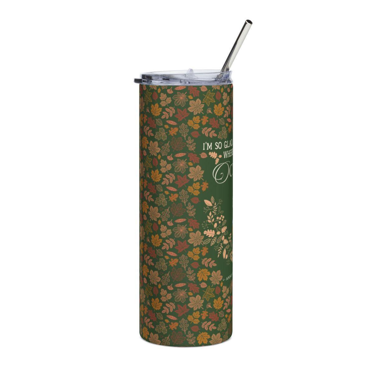 Anne Crest October Quote 20 oz Tumbler