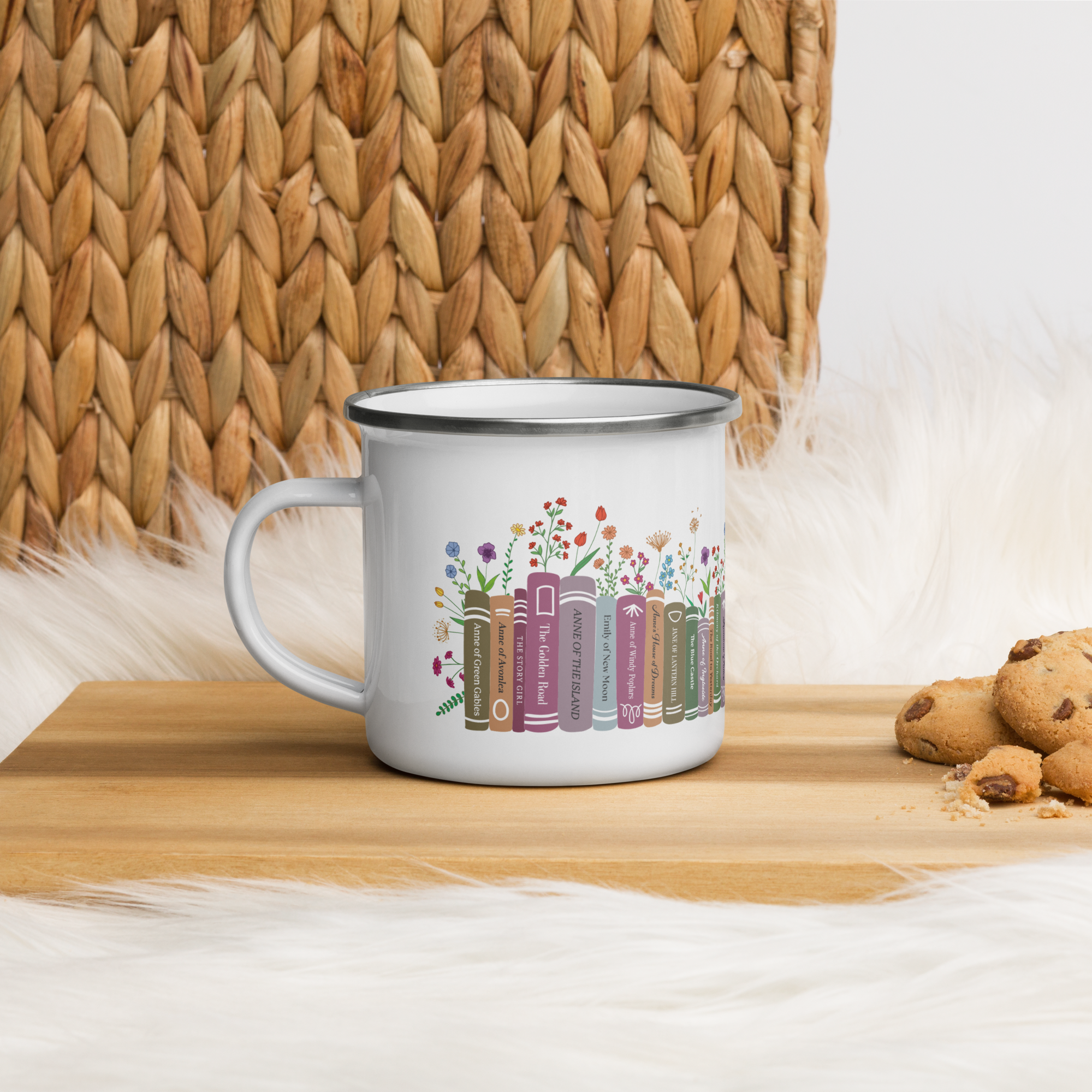 Book Drunkard Book Club Enamel Mug