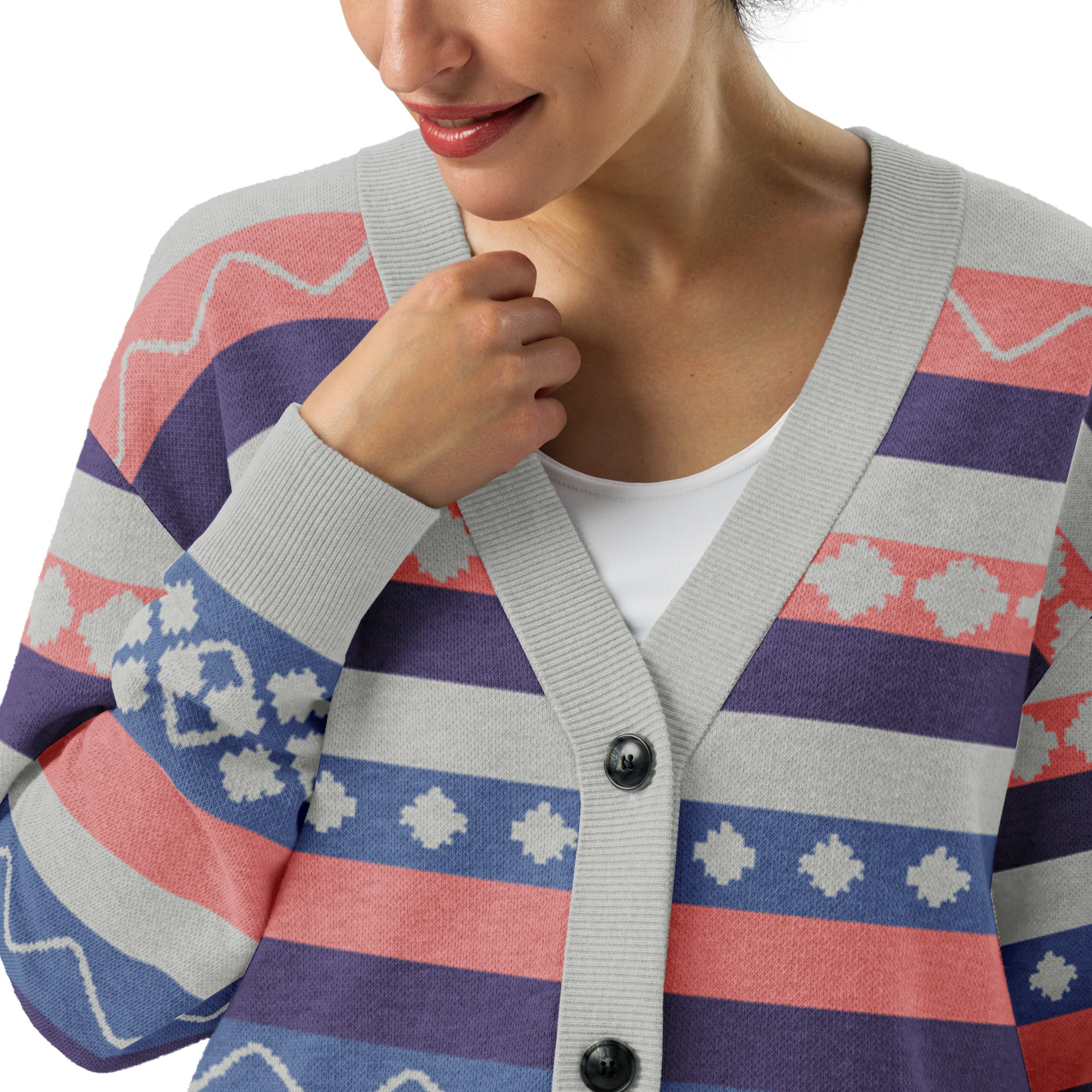 Anne Colour Blocked Cardigan