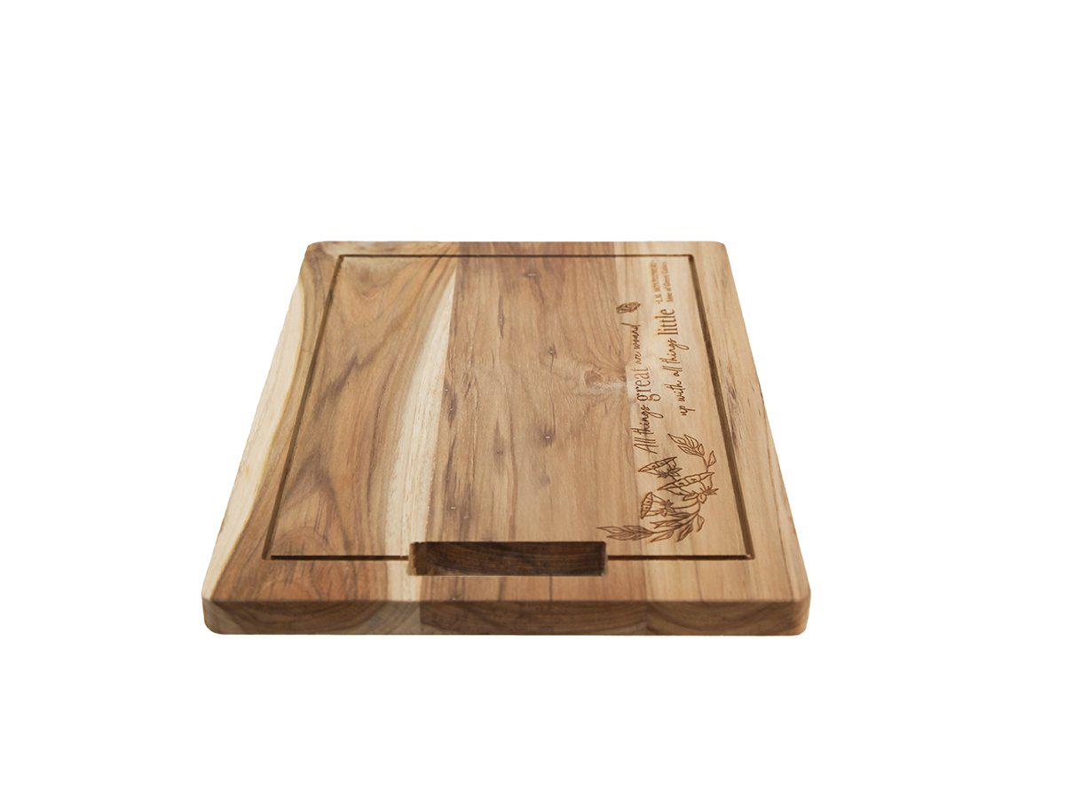 Engraved Cutting Board with "Anne of Green Gables" Quote