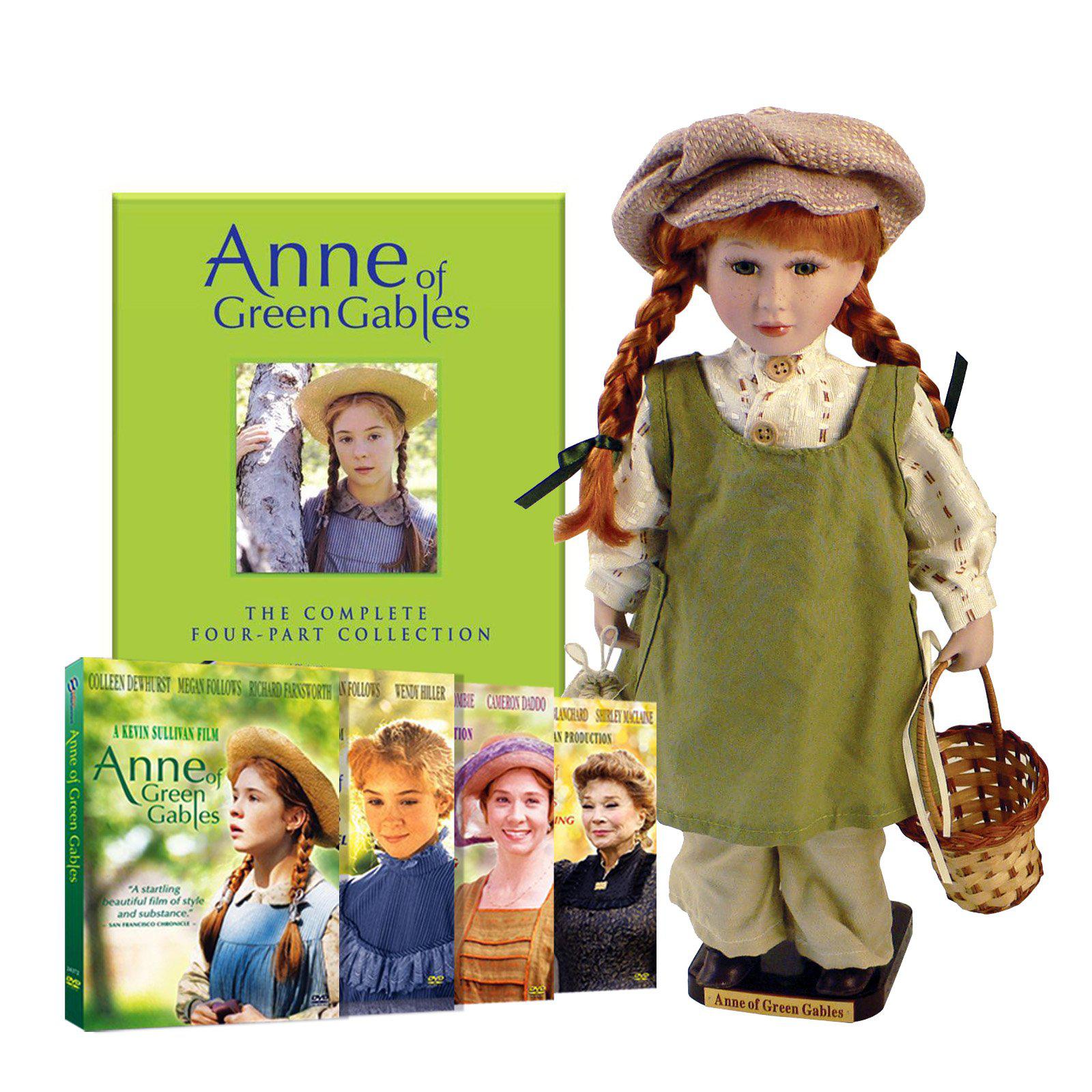 Anne of Green Gables: 16 Inch Movie Doll with Four Film DVD Collection Package