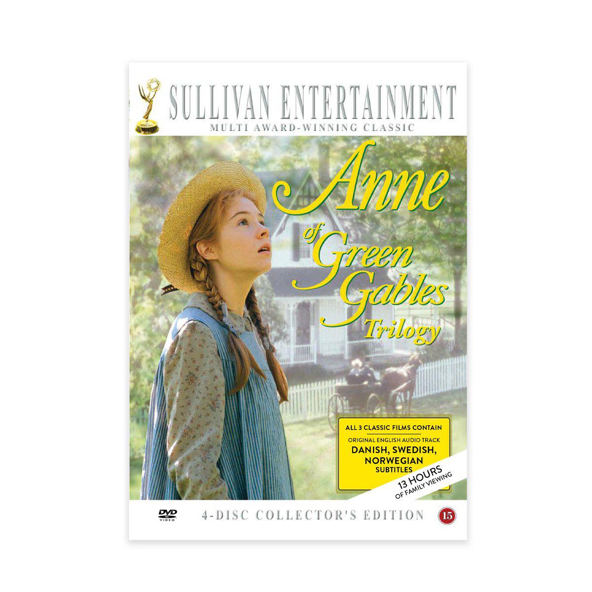 Anne of Green Gables Trilogy-Scandinavian subtitled DVD