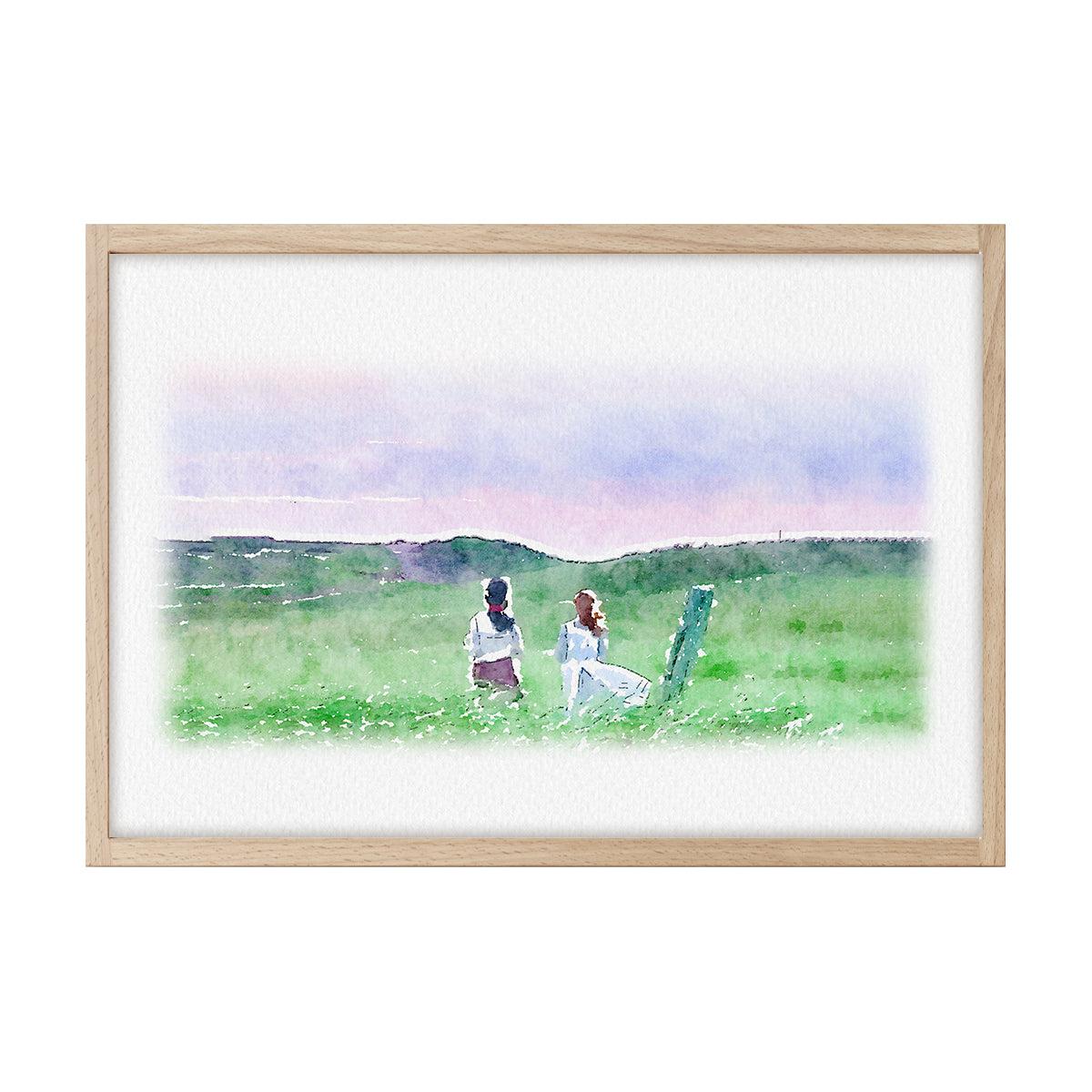 "Bosom Friends" Limited Edition Watercolor Print