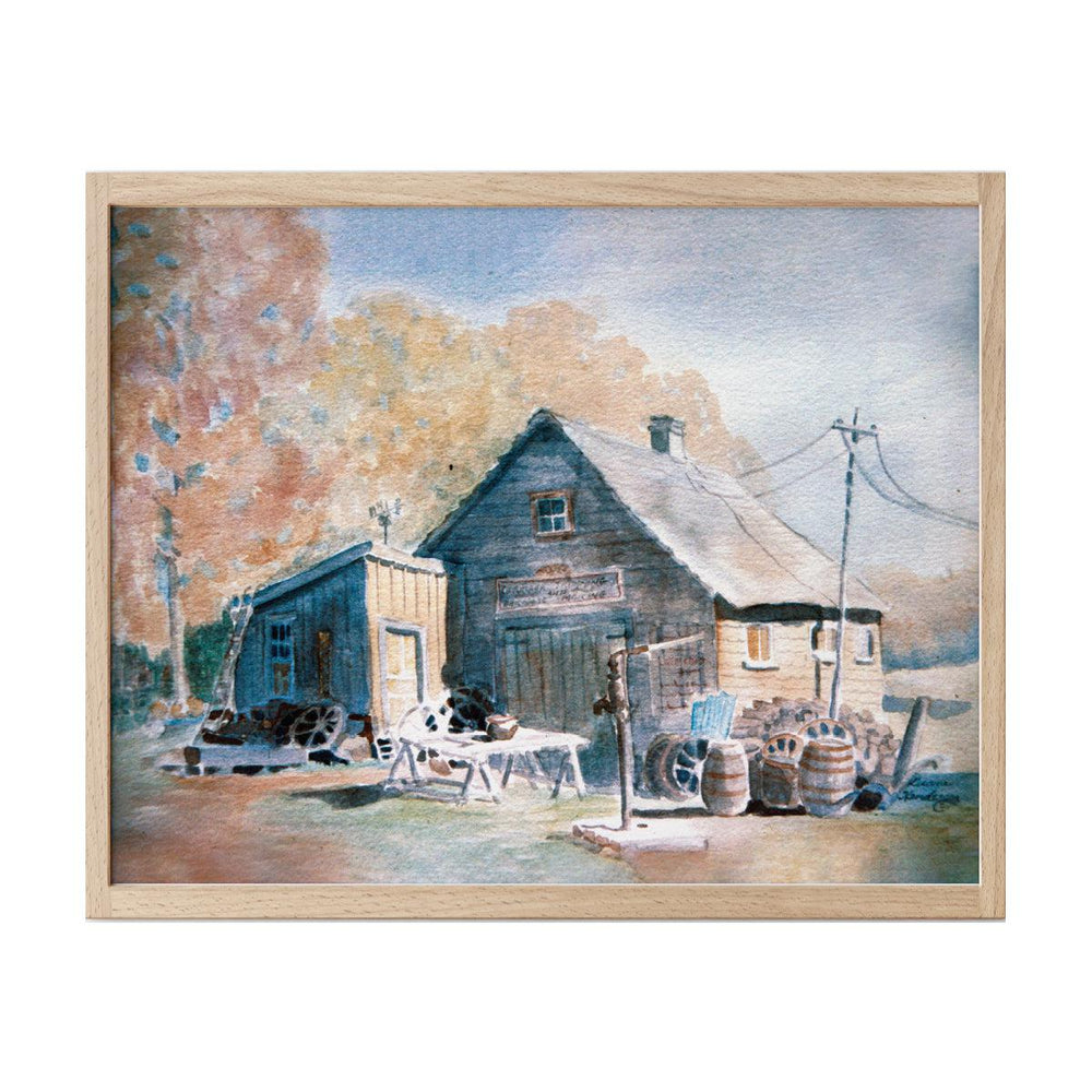 "Avonlea Blacksmith Shop" By Diane Henderson, On Watercolor Paper