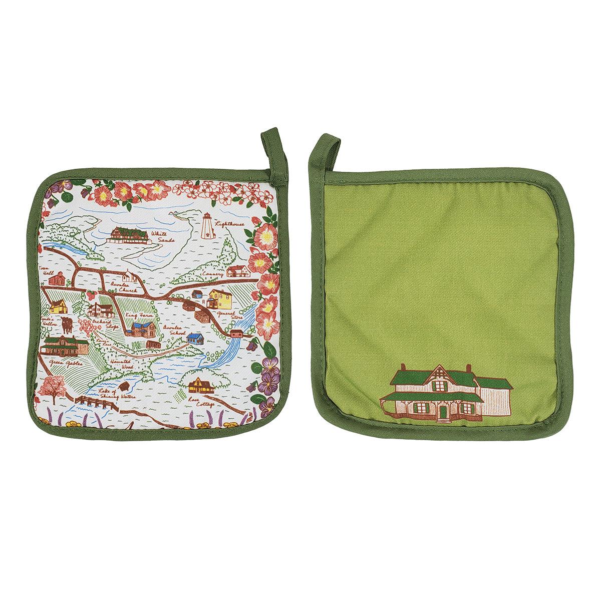 "Avonlea" Illustrated Pot Holders