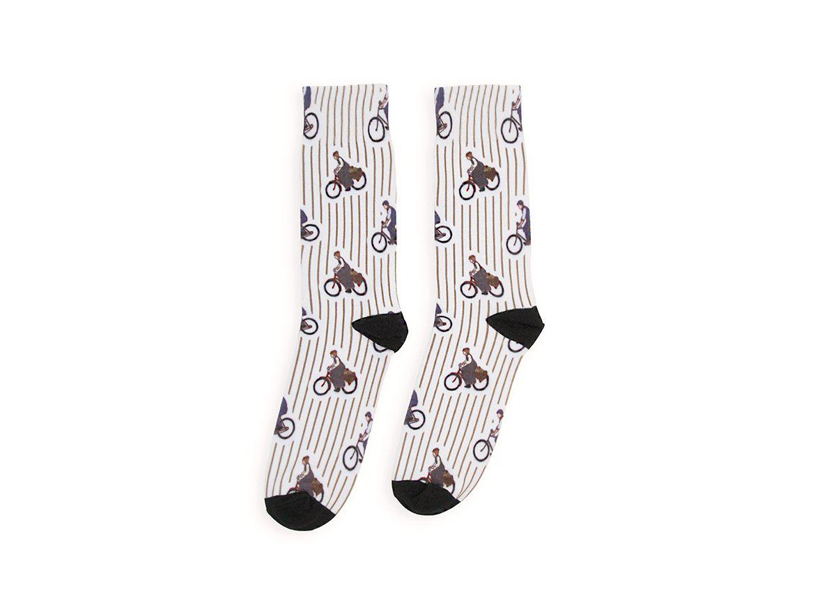 "Anne and Gilbert Bicycle" Socks